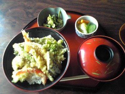 天丼うま〜♪